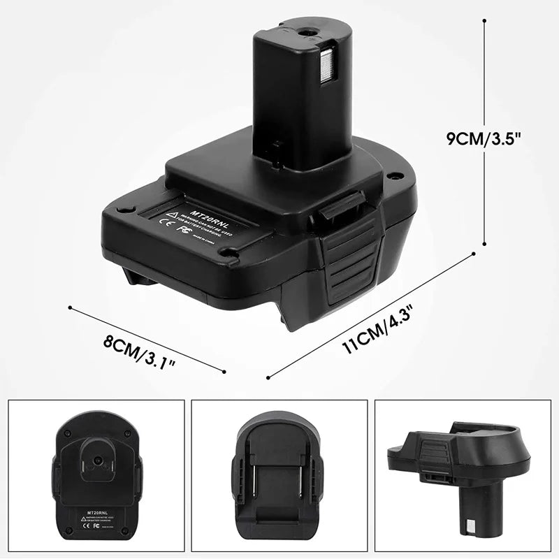MT20RNL Adapter Convertor for Makita 18V Li-ion Battery Conv