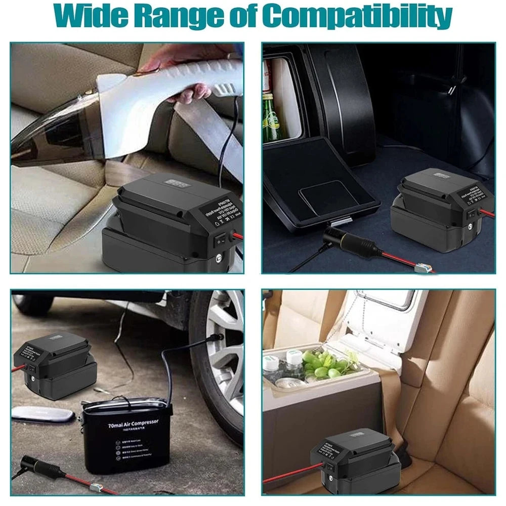 Power Wheel Adapter 18V to 12V Step Down Converter For Makit