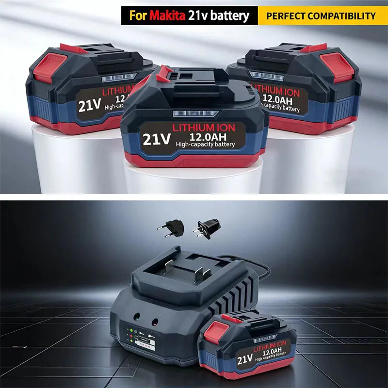 For Makita 18V21V 6.0Ah9.0Ah 12.0Ah Battery Power Tools Li-i