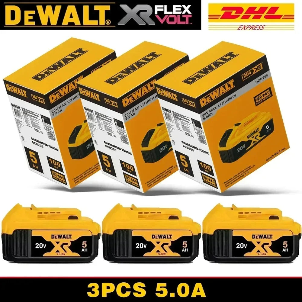 Original Dewalt 20V 6000mAh Power Tool Battery DCB206 DCB205 DCB200 DCF887 DCG405 DCD791 DCF922 DCF850 DCD805 Tool Battery