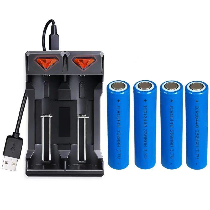 3.7V AAA Rechargeable Battery 3.7V 350mAh 10440 Lithium Suitable for Beauty Instruments & Power Tools