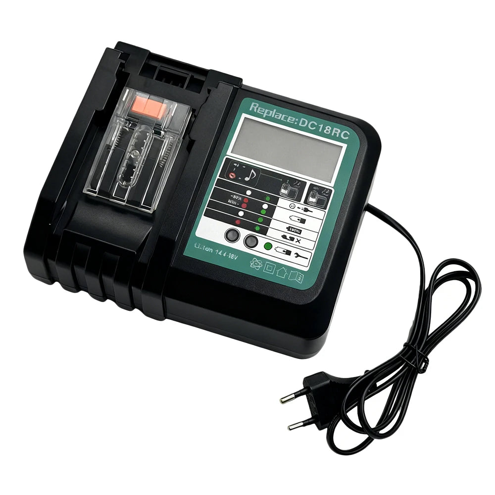 Replacement for Makita 14.4V - 18V Fast Battery Charger DC18
