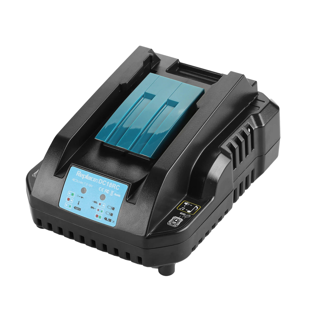 DC18RC 3A Li-ion Battery Charger for Makita 18V 14.4V BL1860B BL1850B BL1840 BL1830 BL1820 BL1415 BL1440 Power Tools Charger