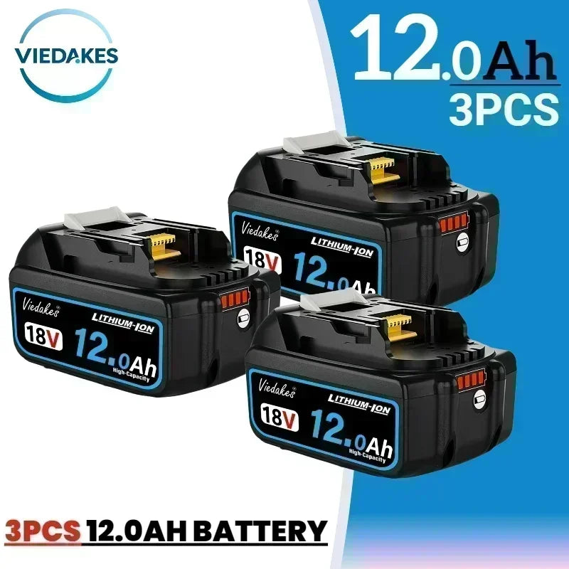 For Makita 18V 9Ah Lithium Battery BL1860B BL1850B High Drain BMS Protected Rechargeable Power Tool Battery