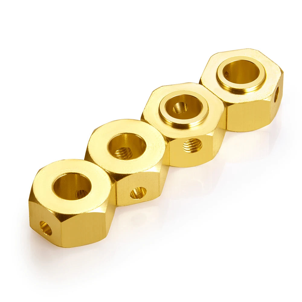AXSPEED 4PCS Wheel Hex Adapter Brass Counterweight Axle Comb
