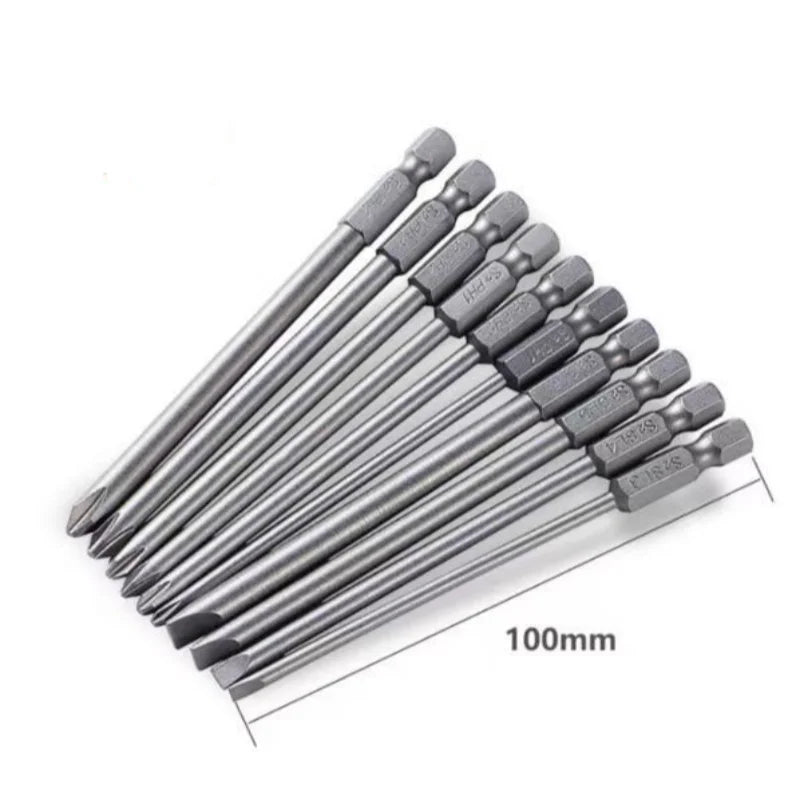 Screwdriver Set Strong Magnetic Batch Head Steel Slotted Phi