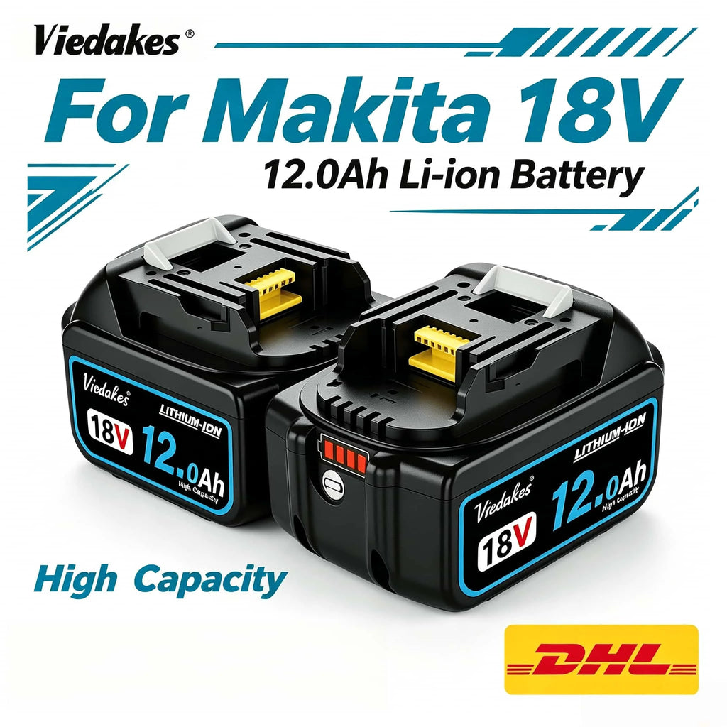 For Makita 18V 9Ah Lithium Battery BL1860B BL1850B High Drai
