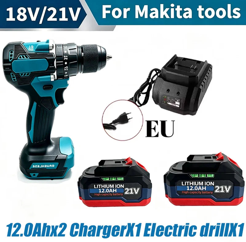21V for Makita Battery Power Tools Li-ion Replacement LXTBL1860 BL1850 for 18V/21V Screwdriver with BMS 18V Battery