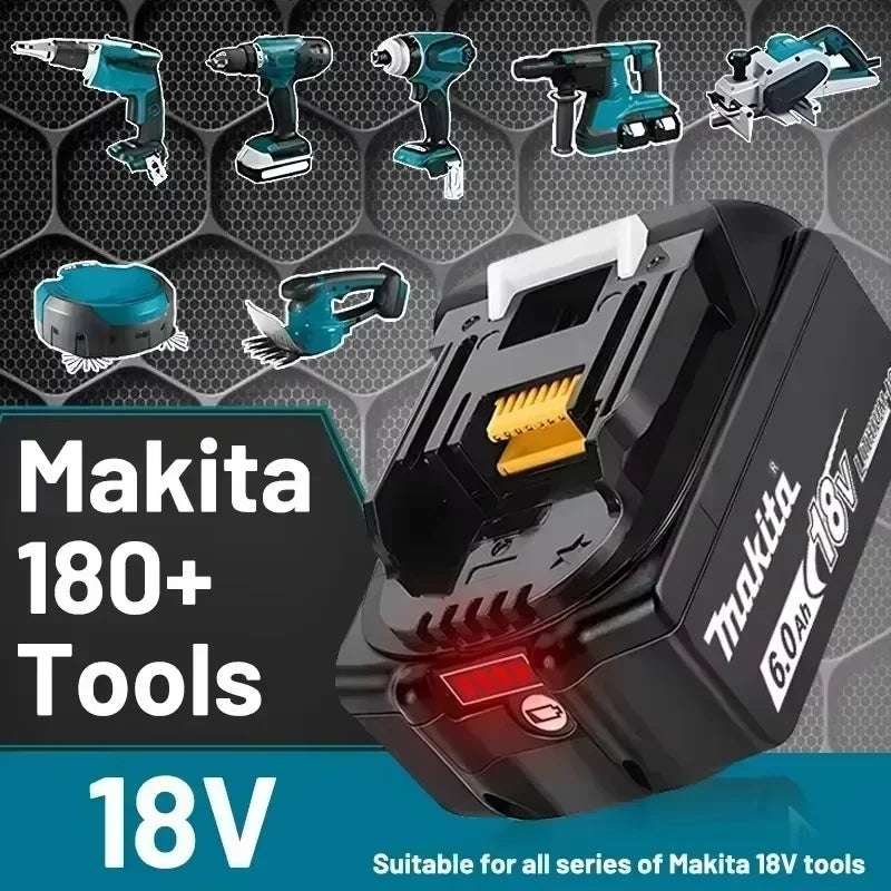 Genuine Makita 18V 6.0Ah battery with charger set for Makita