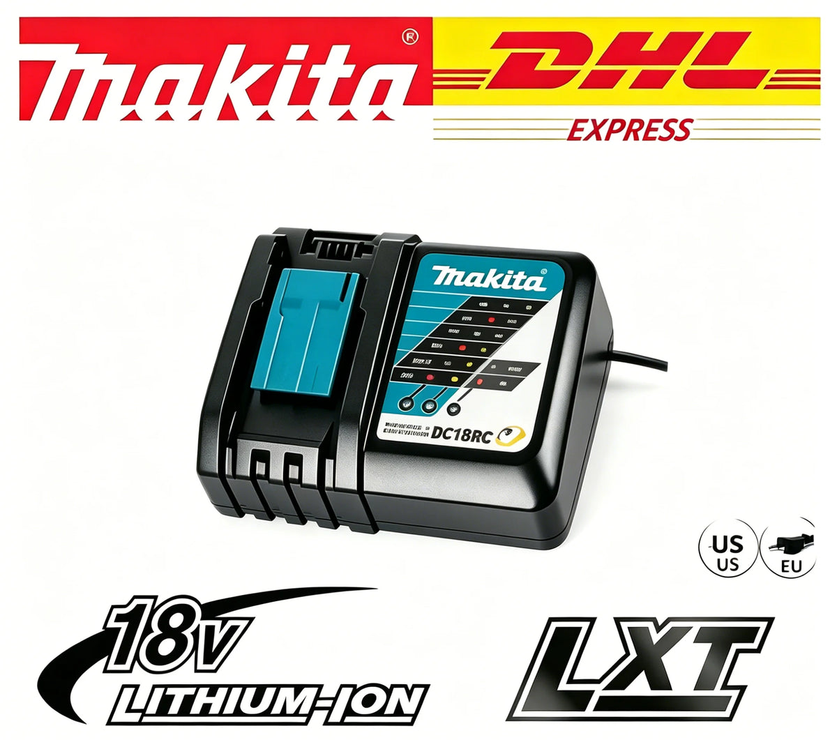 Original Makita18V Battery Compatible Makita 18V Power Tool DDF487 DGA404 DTW700 DTD173 Lithium-Ion Battery Replacement