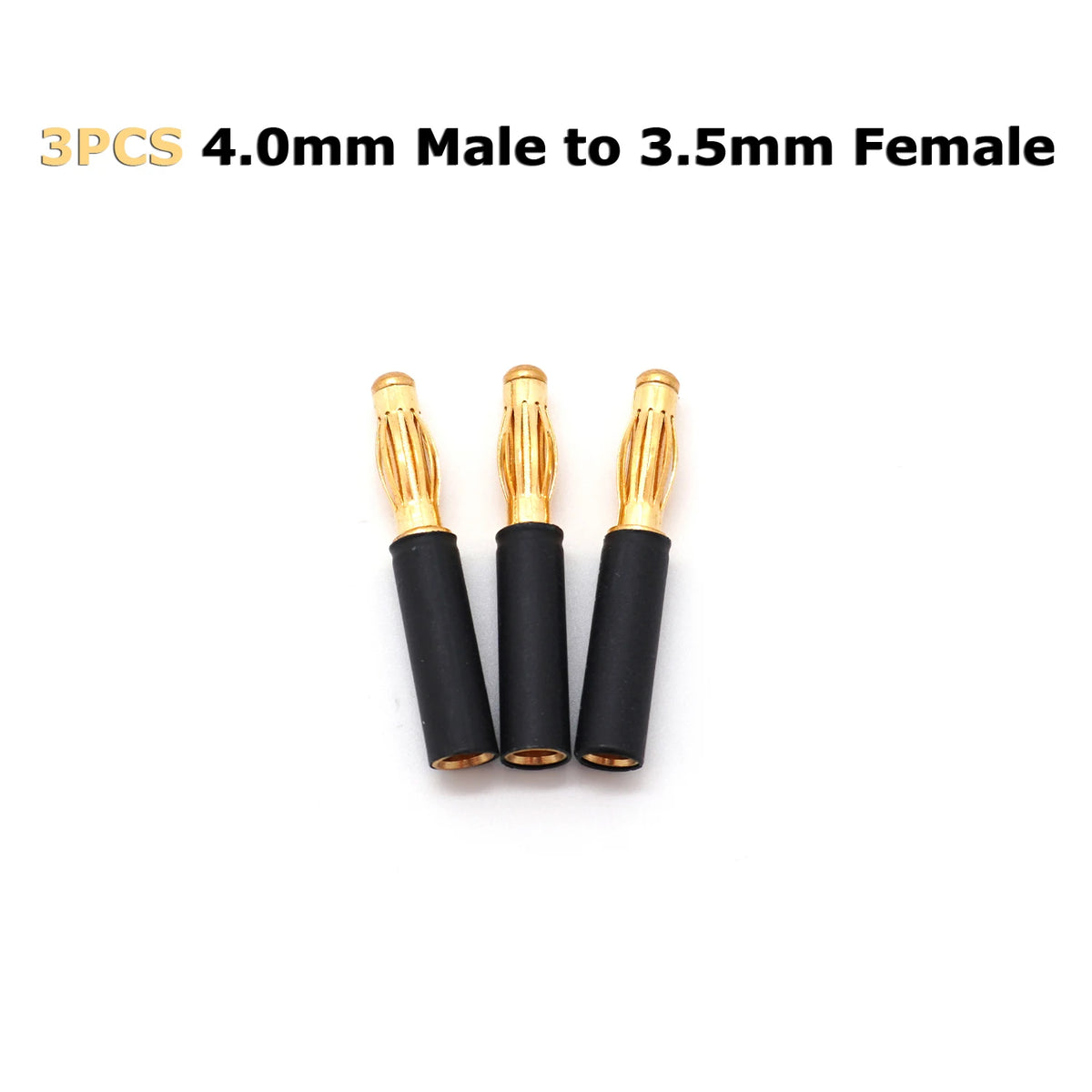 YSIDO 3.5mm 4.0mm 6.0mm 6.5mm Bullet Connector Banana Plug Adapter Female to Male for RC Car Boat ESC Motor Chager RC Model Part
