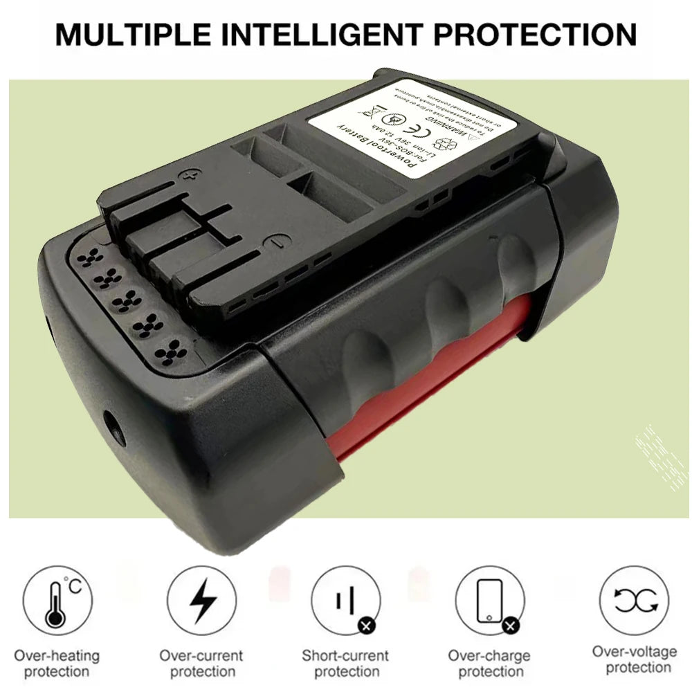 For BOSCH 36V Charger Rechargeable Batteries Li-ion Replacem