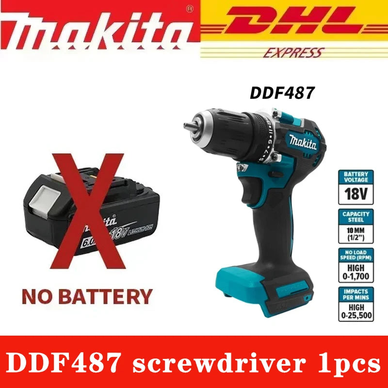 Original Makita 18V Battery Rechargeable Power Tool Makita 18V Battery Replaceable 5Ah/6Ah Battery Lithium-ion 1850 BL1860B 6A