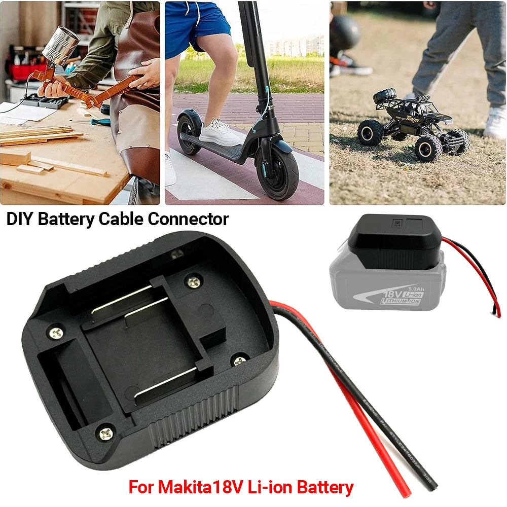 New Li-ion Battery External Power Supply Mount DIY Connector