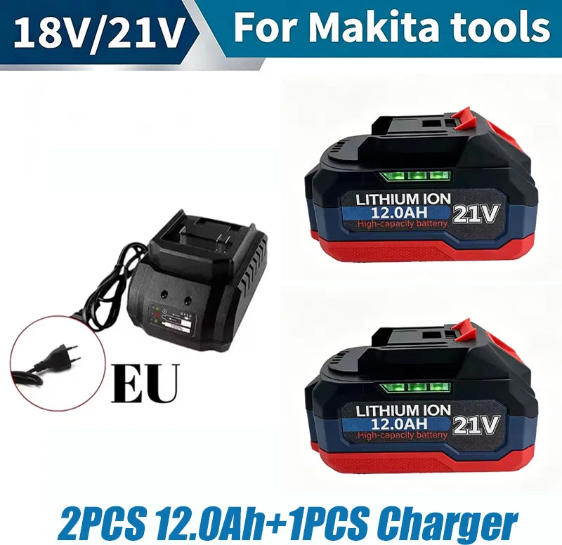 21V for Makita Battery Power Tools Li-ion Replacement LXTBL1860 BL1850 for 18V/21V Screwdriver with BMS 18V Battery