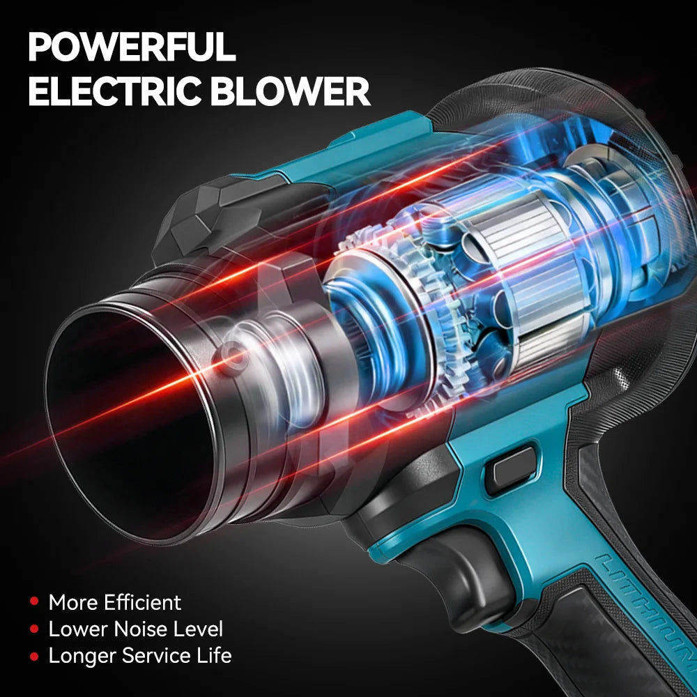 ONEVAN 3500W 350M/S Brushless Electric Blower Cordless Leaf 