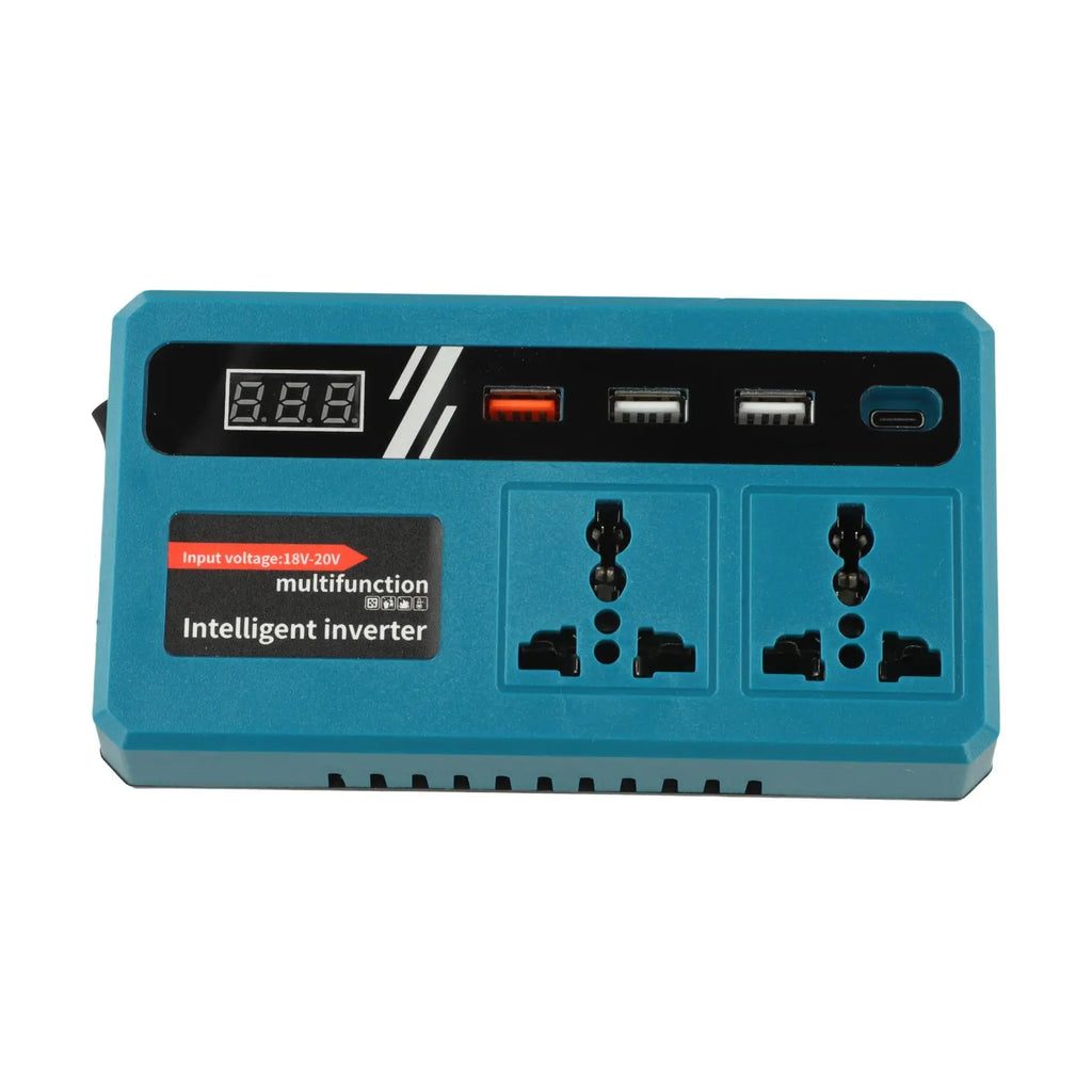 Portable Power Inverter Charger Adapter Socket For Makita Ba