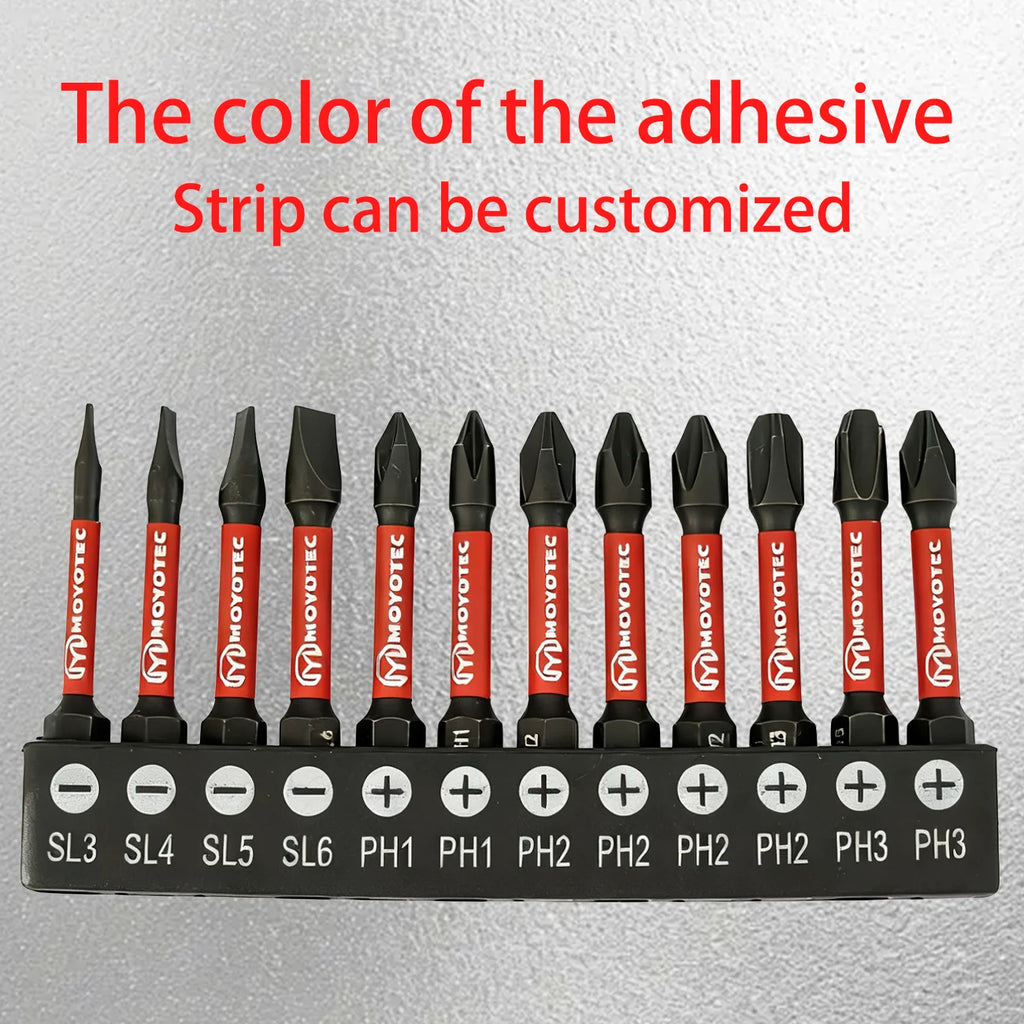 12/24 Pieces of Ph/Sl High-Strength Impact-Resistant Screwdr