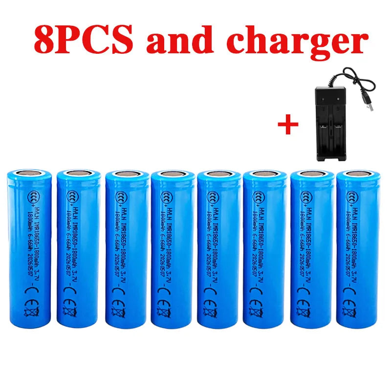 18650 3.7V 1800mAh Li-ion Rechargeable Battery Suitable for Power Tools Children s Toys Torches and Other Rechargeable Devices