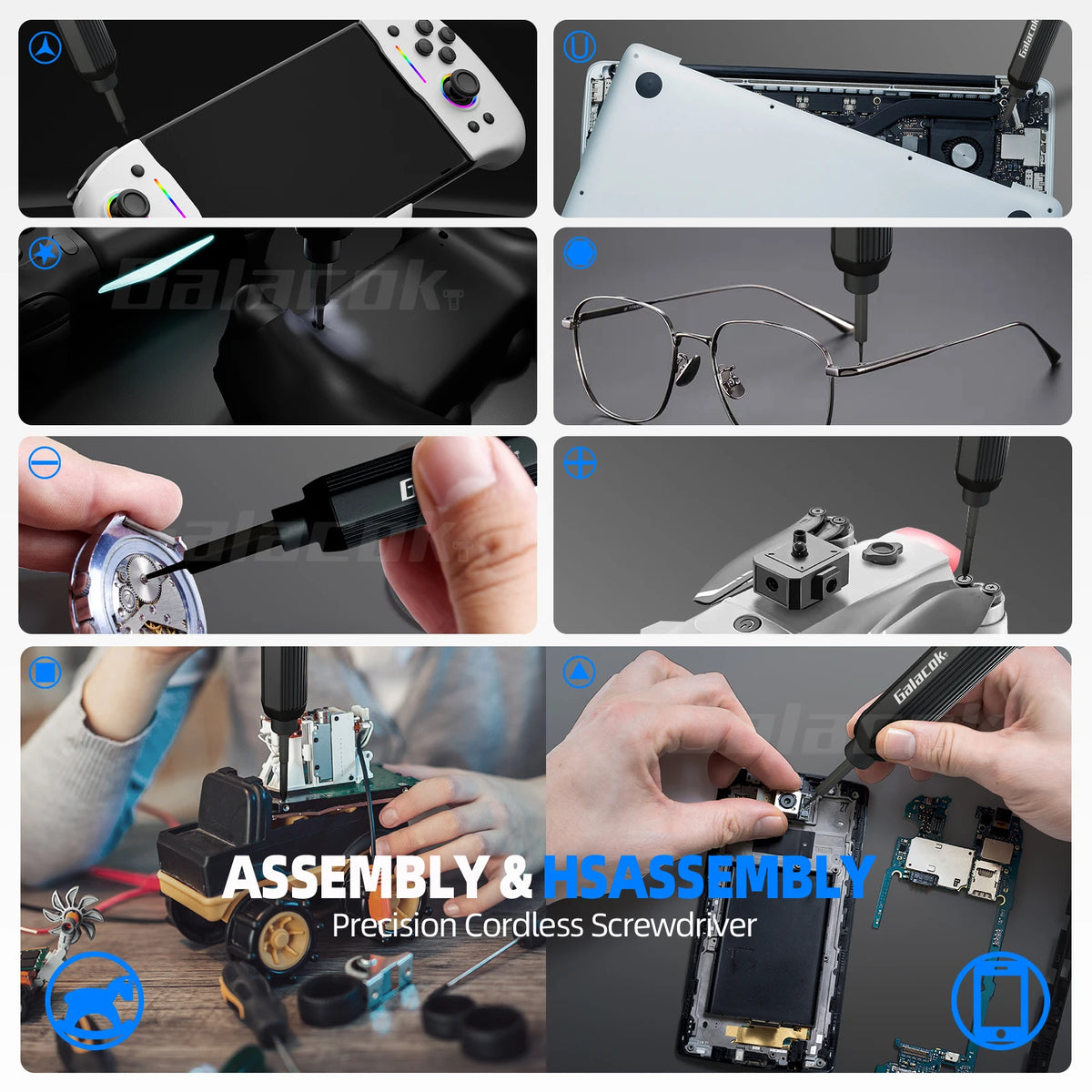 68/76 in 1 Electric Screwdriver Set with 64 Precision Magnet