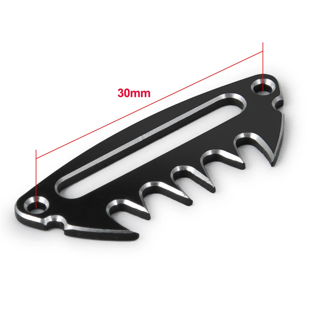 YEAHRUN Aluminum Alloy Winch Control Mount Plate Hawse Fairl