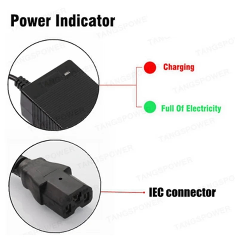 67.2V 2A Lithium Battery Charger 16S 60V Li-ion Battery Pack Charger Intelligent Fast Charging New Experience Power Tool Charger