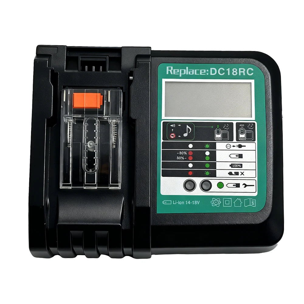 Replacement for Makita 14.4V - 18V Fast Battery Charger DC18