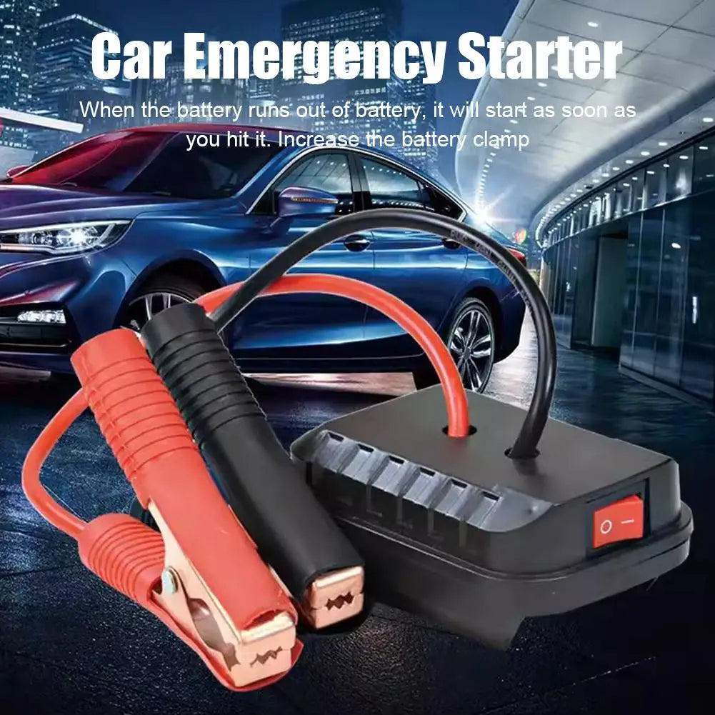 Car Lithium Battery Converter Charger Clip Auto Igniter Jump