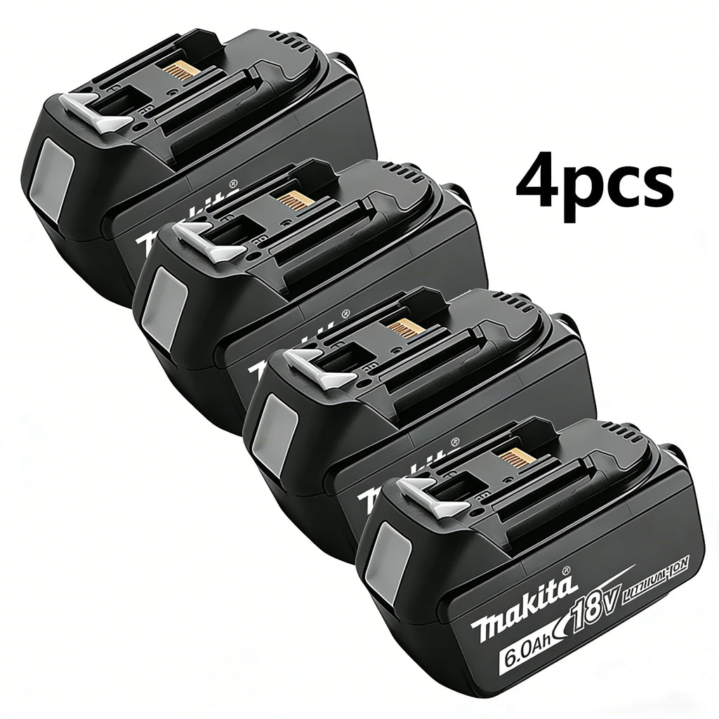 Original Makita 18V 6.0Ah Li-ion Battery BL1860B LXT Lithium Ion Replacement Power Tool Battery.