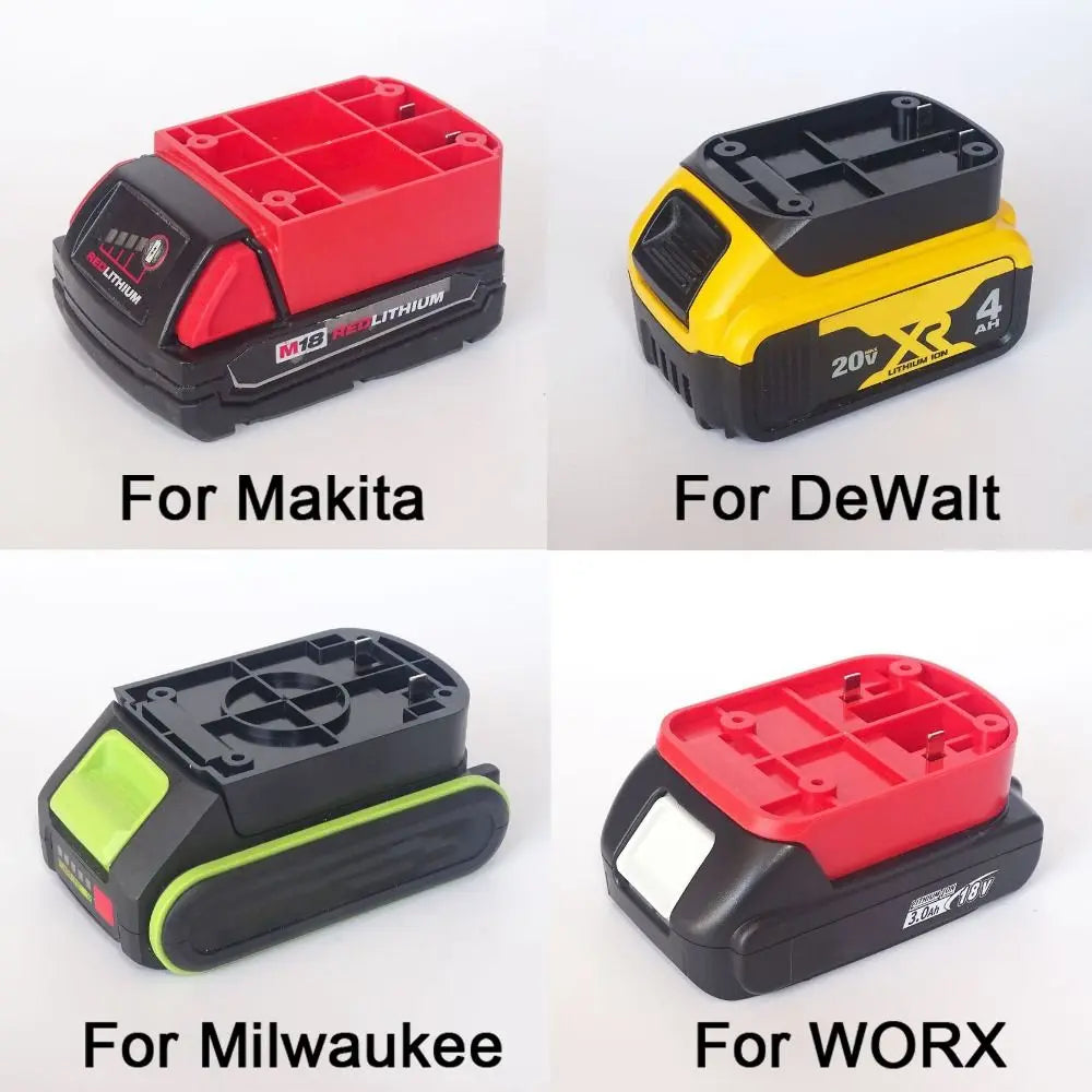 ABS DIY Adapter Portable Durable Charging Head Shell Battery