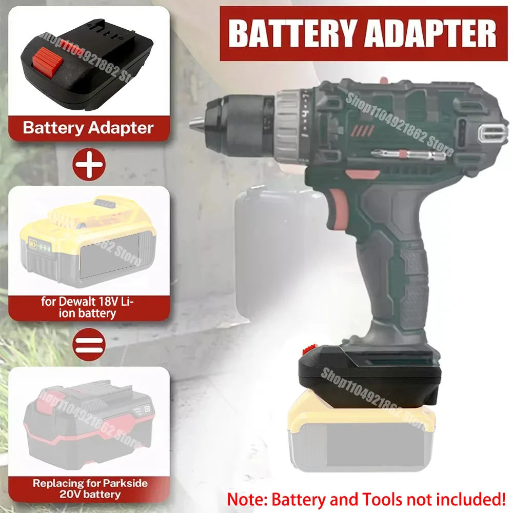 For Parkside XTeam 20V Power Tool Converter Adapter for Maki