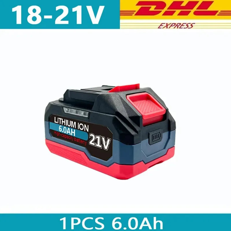 21V 6/9/12AH For Makita 18V Battery Power Tools Li-ion Replacement LXT BL1860 BL1850 BL1840 for 18V/21v Screwdriver with BMS