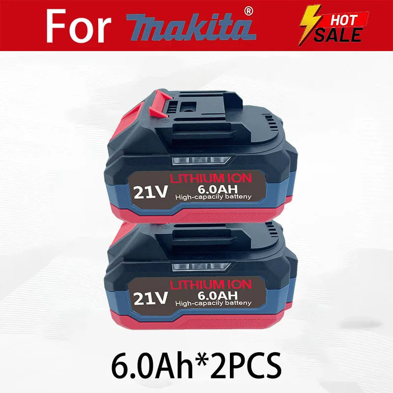 For Makita 18V21V 6.0Ah9.0Ah 12.0Ah Battery Power Tools Li-ion Replacement LXT BL1850 BL1860 DDF487 for 18V Screwdriver with BMS