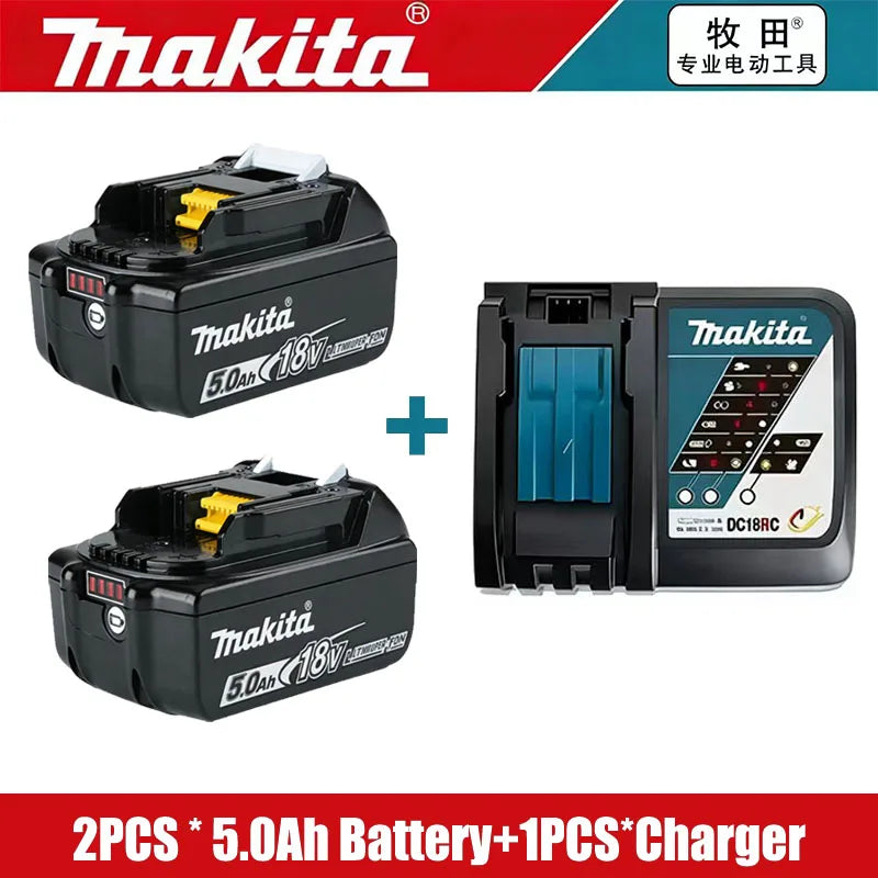 6Ah 100% Original Makita 18V Battery BL1860B Rechargeable Lithium-Ion Battery for Makita 18V Power Tools Replace the Battery.