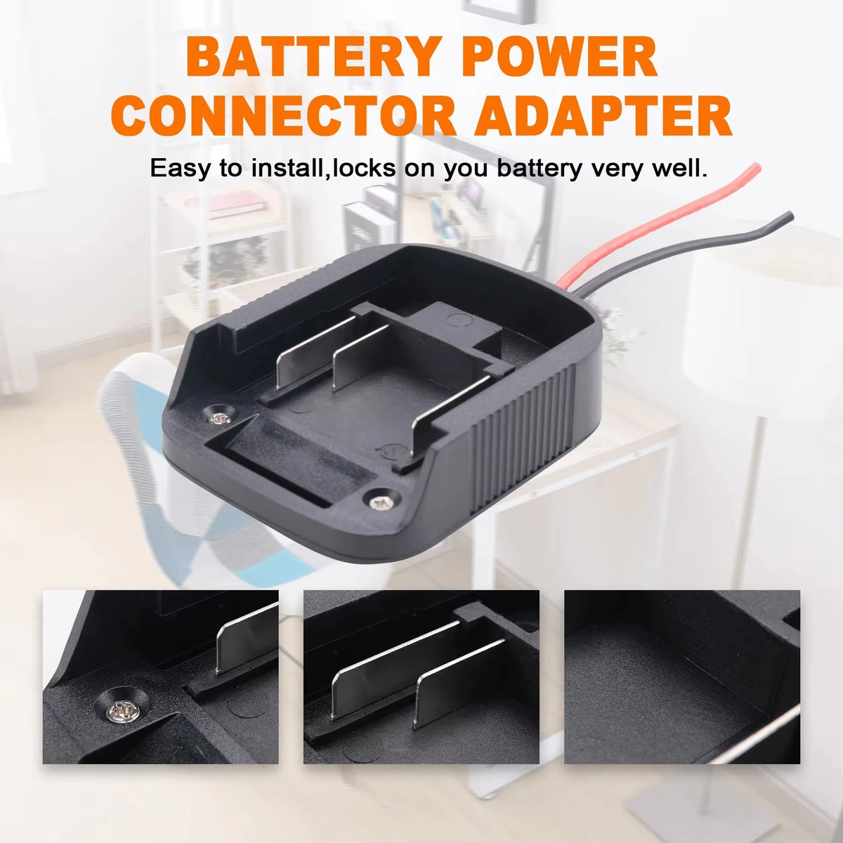 12AWG Adapter Converter for Makita 18V Li-ion Battery Power 
