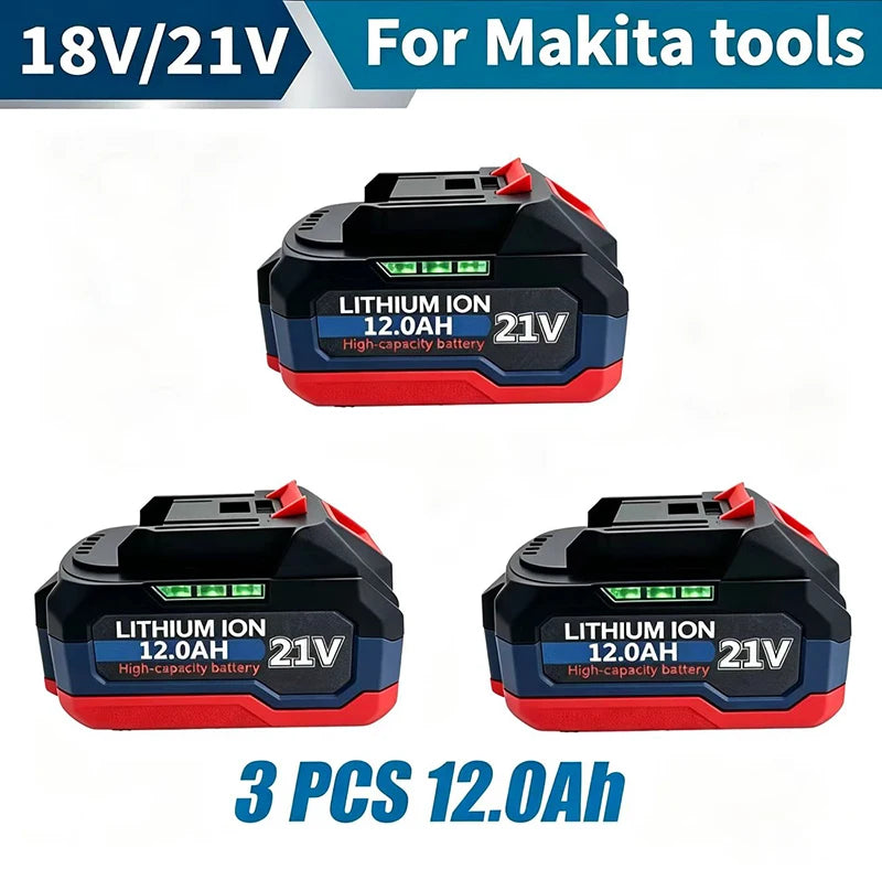 21V for Makita Battery Power Tools Li-ion Replacement LXTBL1860 BL1850 for 18V/21V Screwdriver with BMS 18V Battery