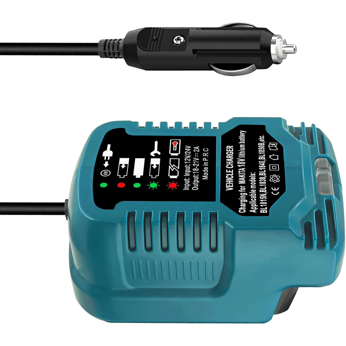 Mini Compact Car Charger For Makita For Milwaukee For Dewalt