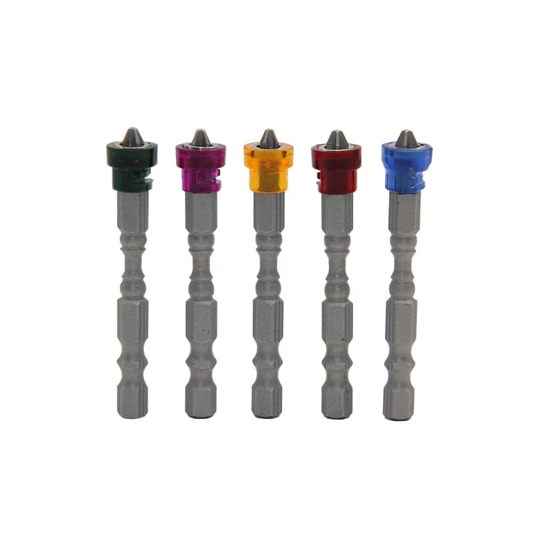 5Pcs Magnetic Screwdriver Bit Drill Cross-head PH2 Magnetic 