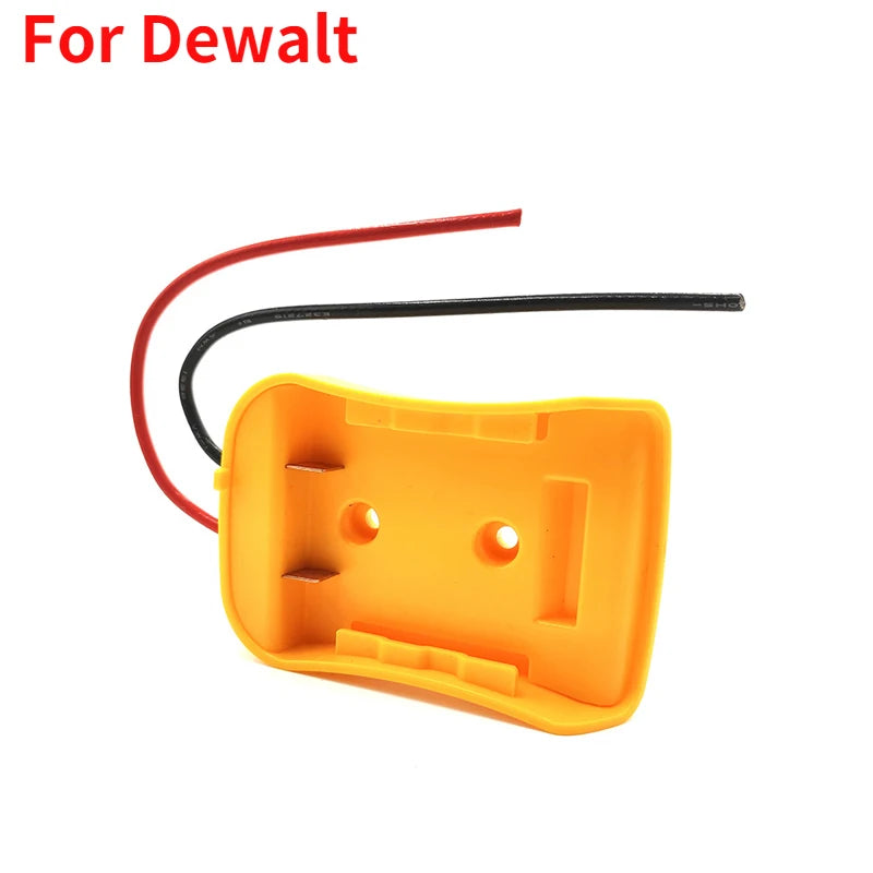 DIY Battery Adapter For Makita/Bosch/Milwaukee/Dewalt 18V Battery Adapter Power Connector DIY Adapter Dock Holder 14 Awg Wires