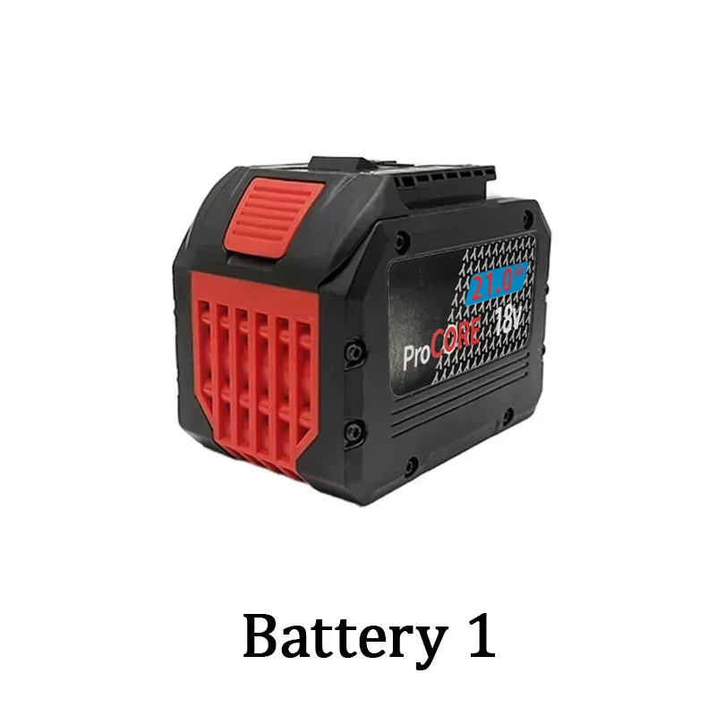 18.0mAh ProCORE Battery Replacement Suitable for 18V Bosch Tool Battery BAT618 GBA18V BAT609 21700 High-power 10C BOSCH Battery