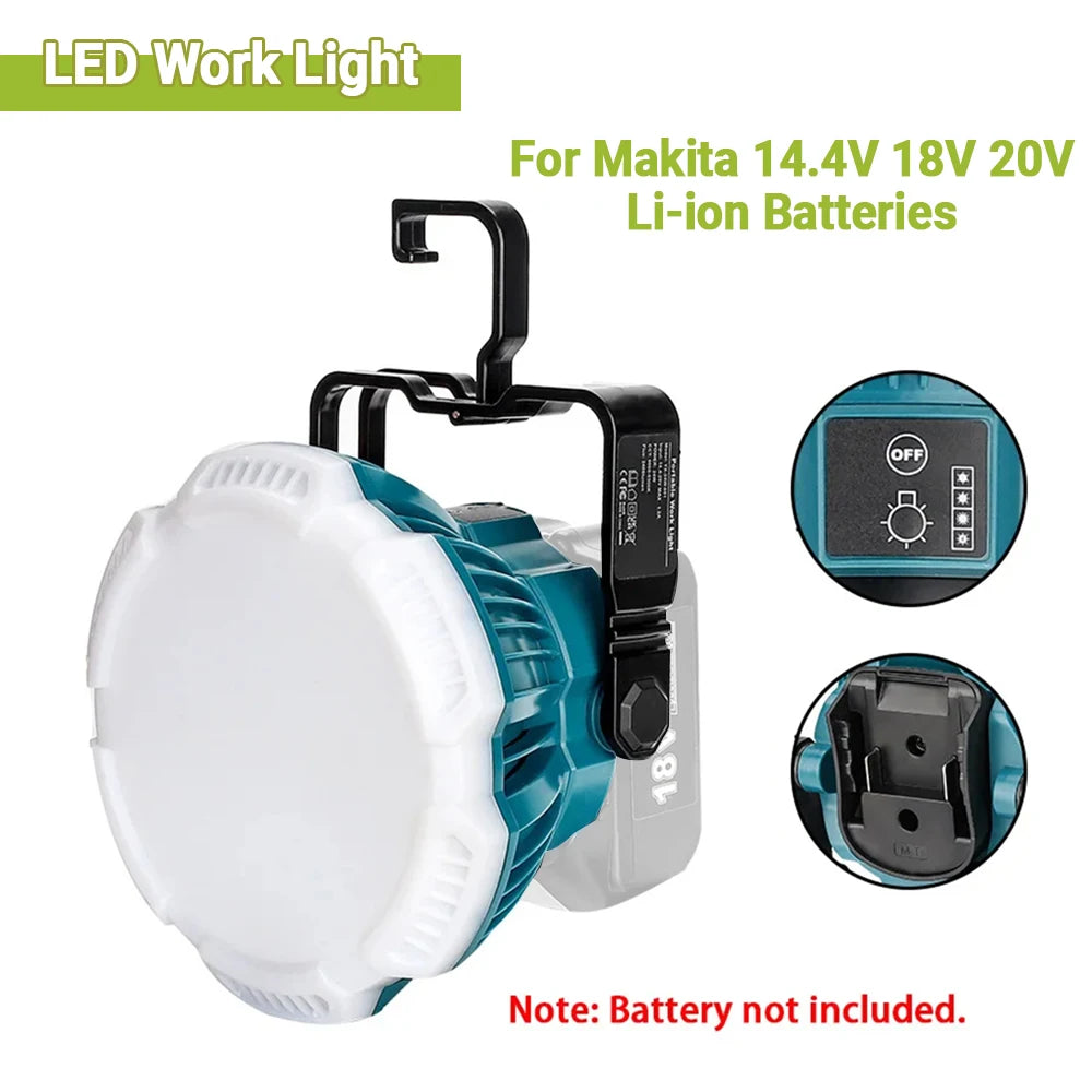 24W Portable LED Warning Light Work Light Outdoor Lighting F
