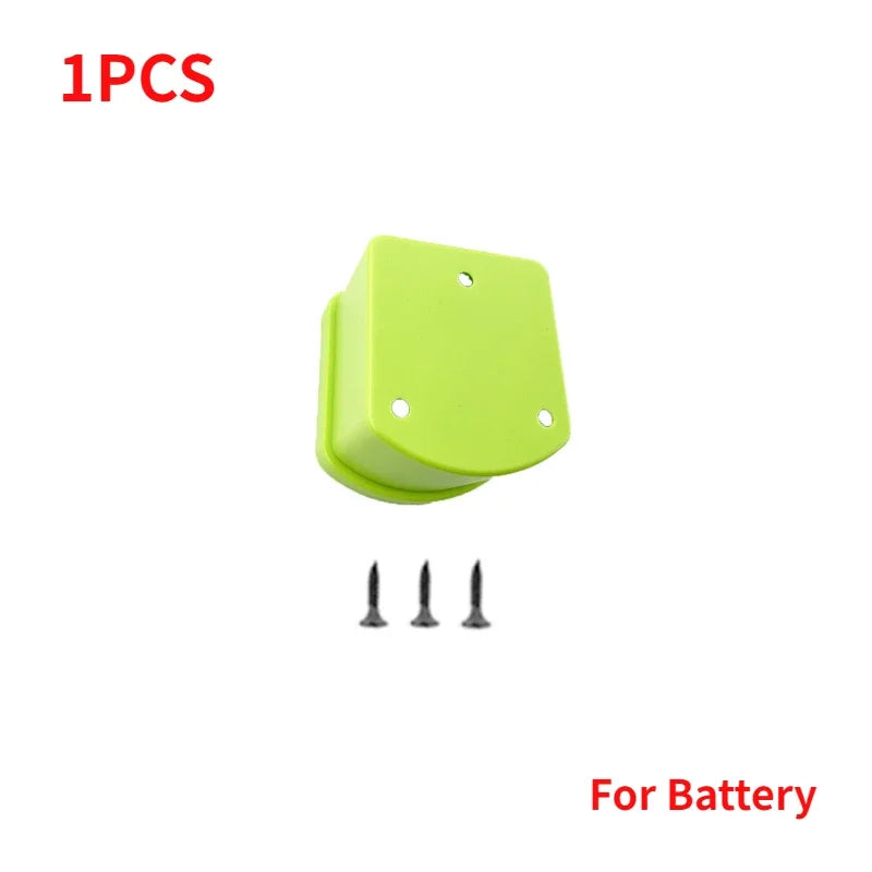 For Ryobi Holder 12V-18V Battery Wall Mount Holder Drill Mount Dock Case Suitcase For Power Tools Bracket Storage Accessories