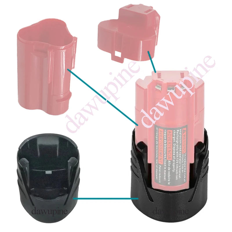 For M12 Lithium Ion Battery Plastic Bottom Shell Case Box To