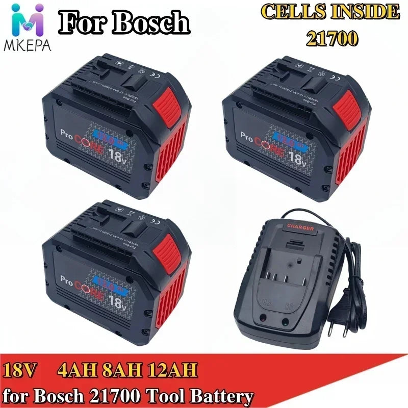 ProCORE 18V 4AH 8Ah 12Ah replacement battery for Bosch 18V c