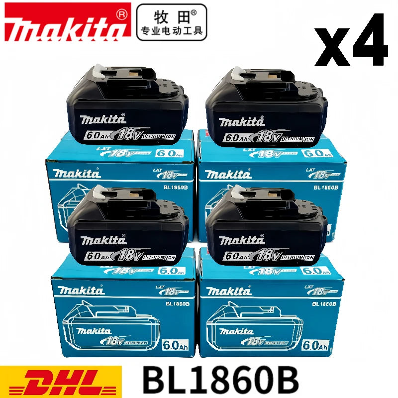 Genuine 6AH Makita BL1860 6Ah Battery Power Tools Li-ion Rep