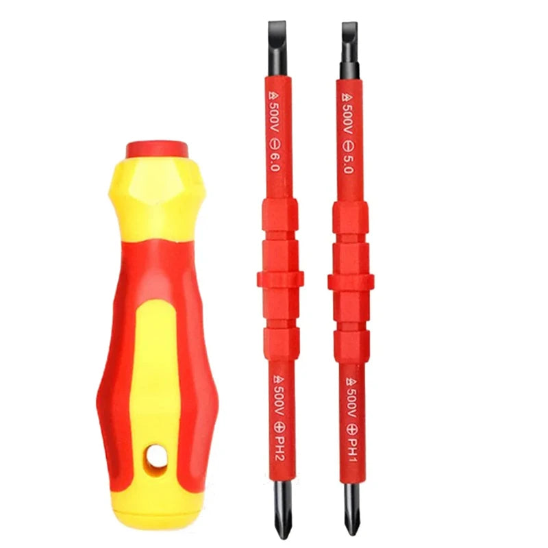 3 In 1 Insulated Screwdriver Set PH1/PH2 Multi-Purpose Screw