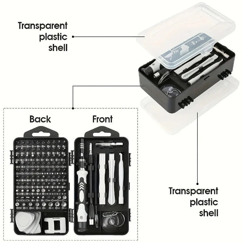 115 in 1 Magnetic Screwdriver Set High Hardness Bits Multi R