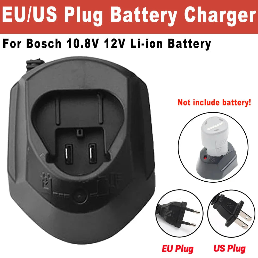 EU/US Plug Li-ion Battery Charger with Indicator Light for B