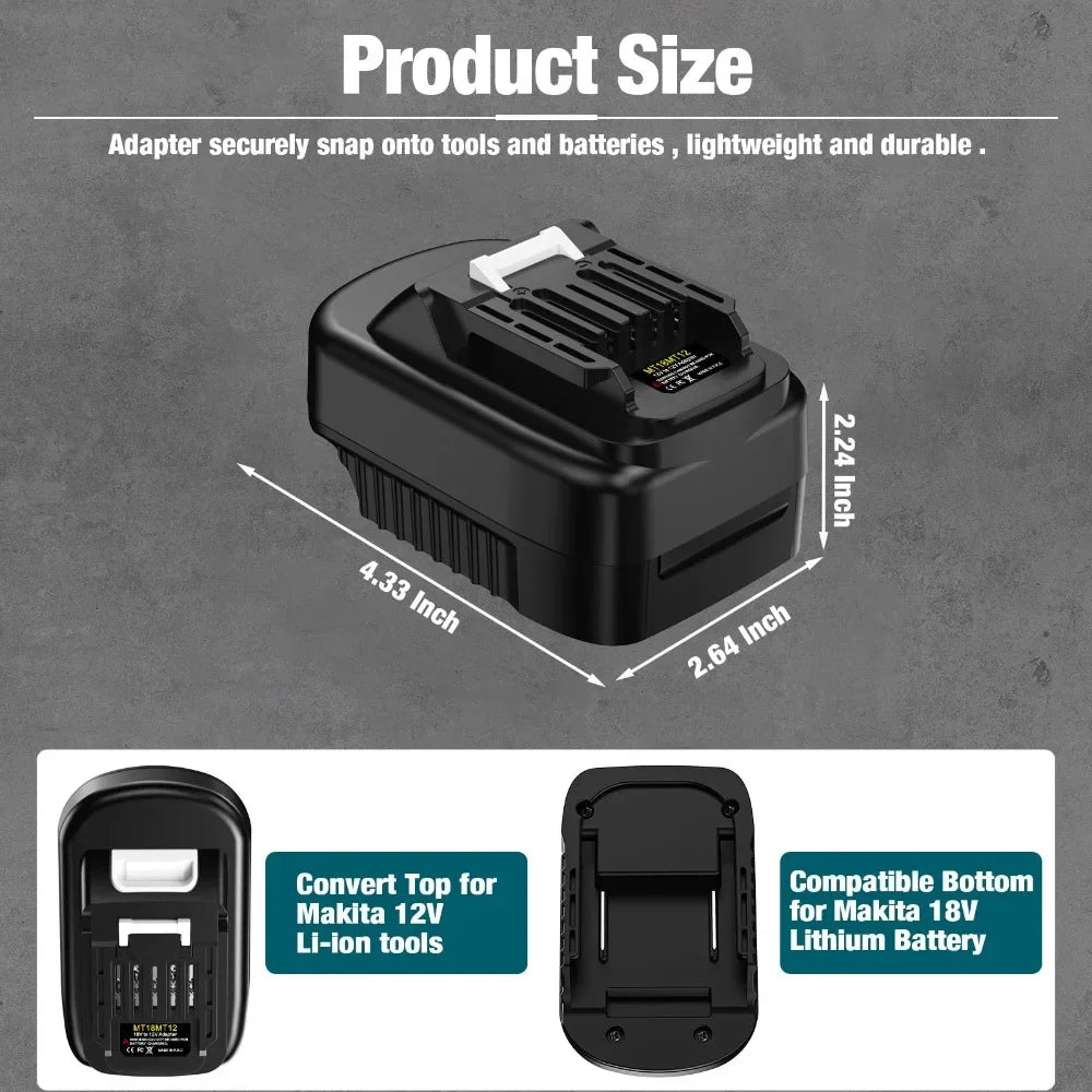 For Makita 18V Lithium-ion Batteries MT18MT12 Battery Adapte