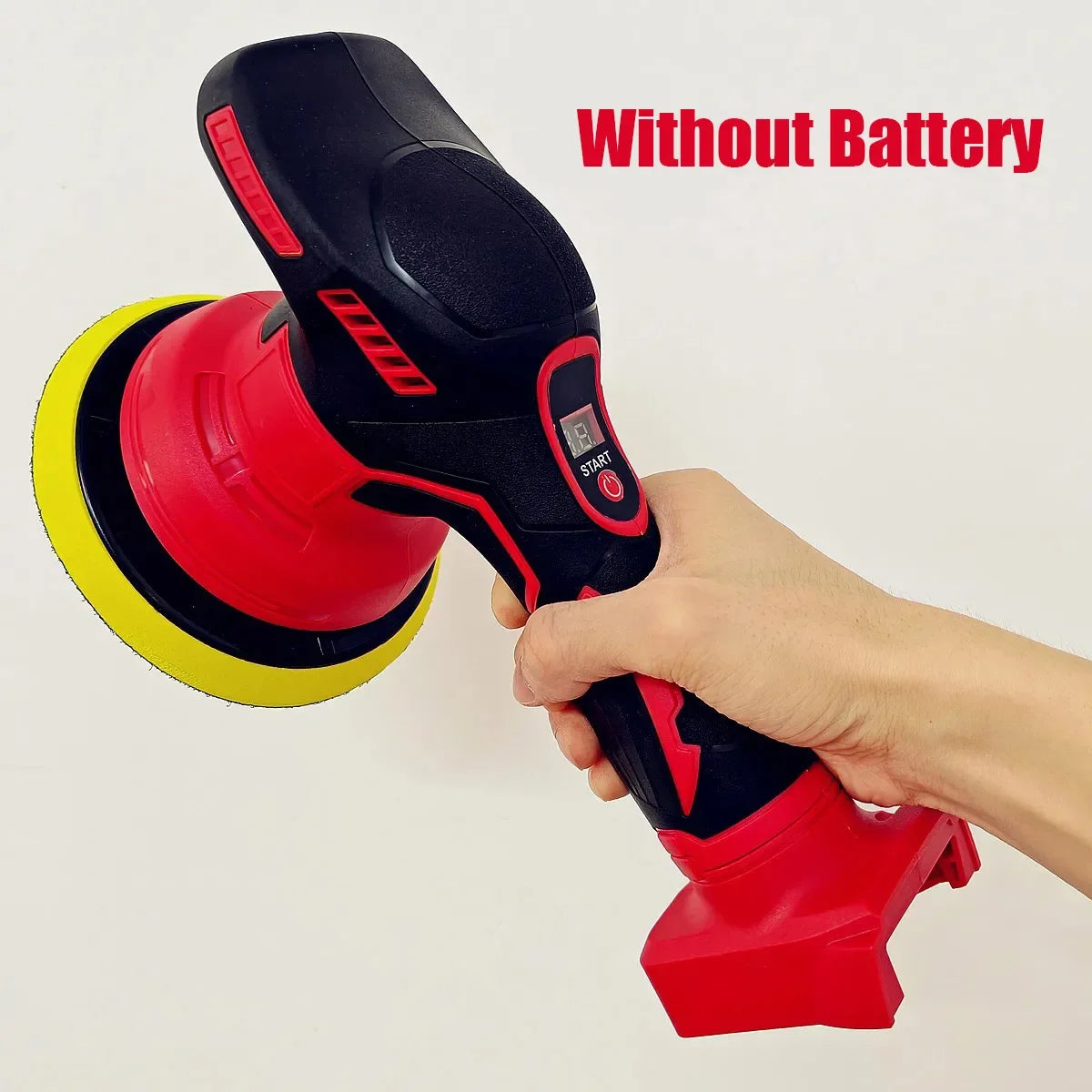 Fit for Milwaukee 18V Battery Cordless Car Polisher 8 Gears Electric Auto Polishing Machine Waxing Sanding Sealing Power Tools